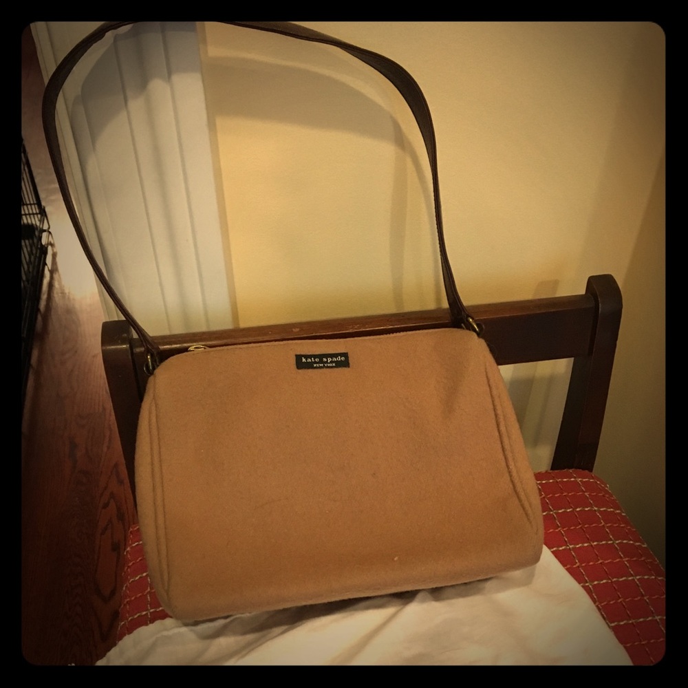 Kate Spade vintage camel purse- 23” strap